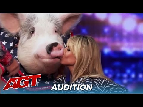 Let’s Talk About That Weird Moment Heidi Klum Kissed a Pig…