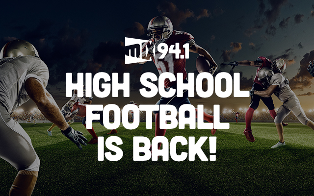 High School Football is back on Mix 94-1 - See the schedule here!