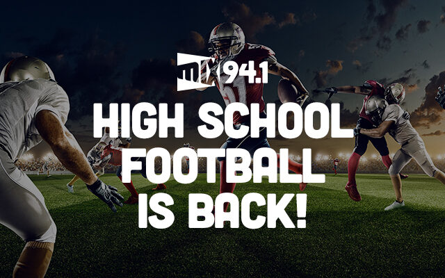 High School Football lives on Mix 94-1 – See the schedule here!