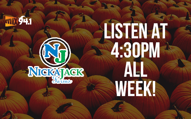 Mix 94-1’s Halloween Hookups – Win tickets to Nickajack Farms