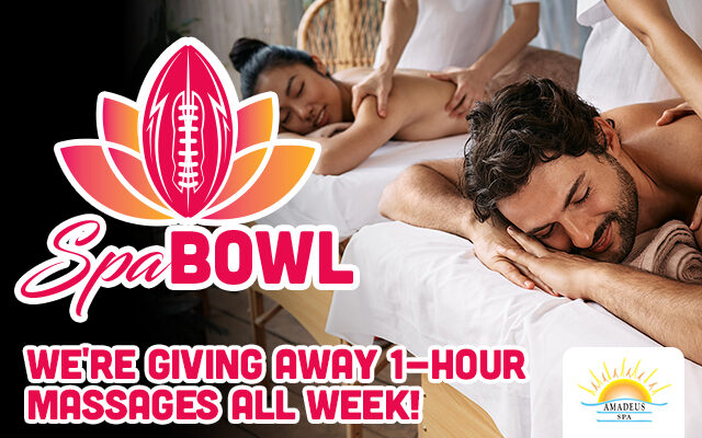 Mix 94-1 Spa Bowl – Free massages from Amadeus Spa