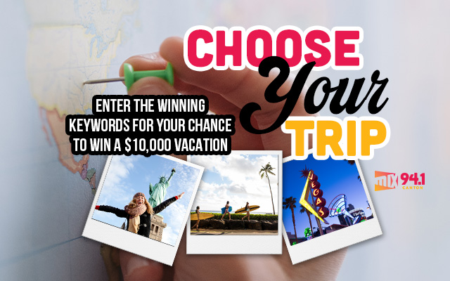 Enter the keywords here to "Choose Your Trip"