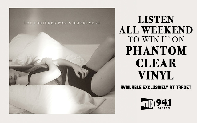 Listen to score “The Tortured Poets Department” on clear vinyl